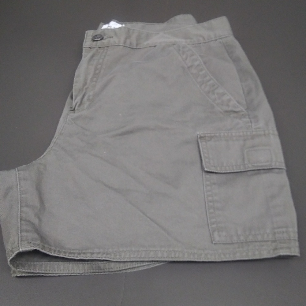 Calvin Klein Jeans Womens Gray Cargo Short Size 12